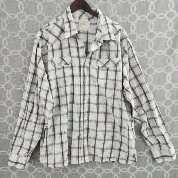 Wrangler Men's 3XL Plaid Button Down Long sleeve Shirt - Picture 1 of 6